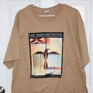 Adult Size XL T-Shirt First Americans Festival Smithsonian Institution
